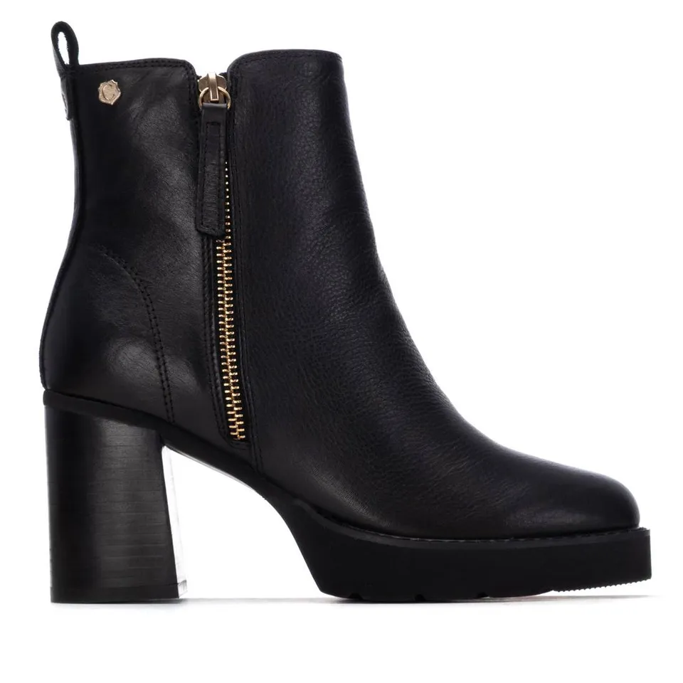 Carmela 16260203 bottines femme cuir noir talon haut