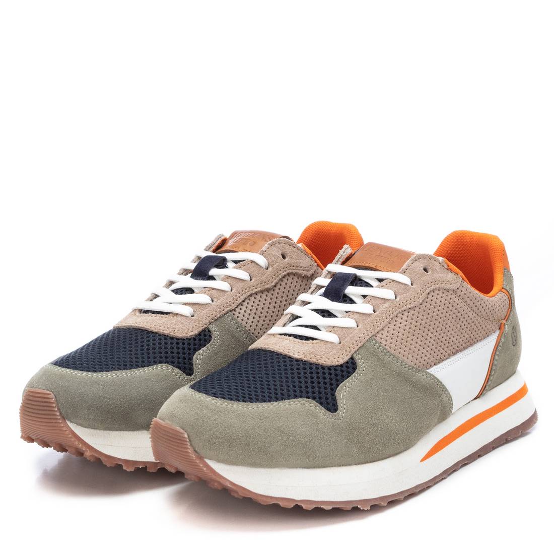Carmela 16081605 sneakers homme cuir suède vert