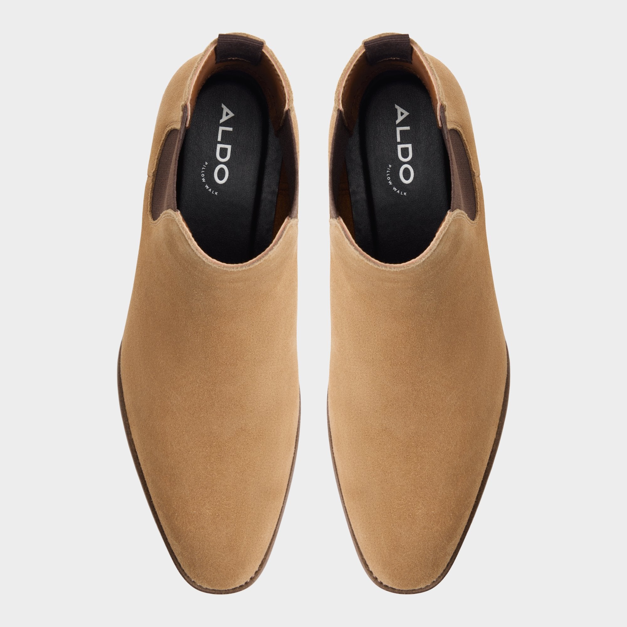 ALDO Bert bottines homme marron daim