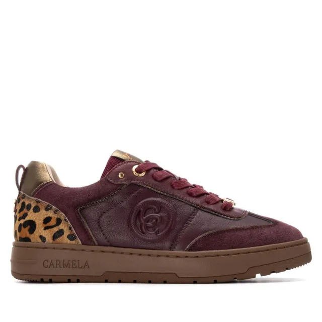 Carmela 16250405 baskets cuir bordeaux