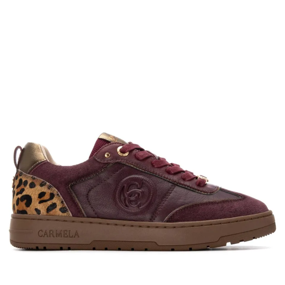 Carmela 16250405 baskets cuir bordeaux