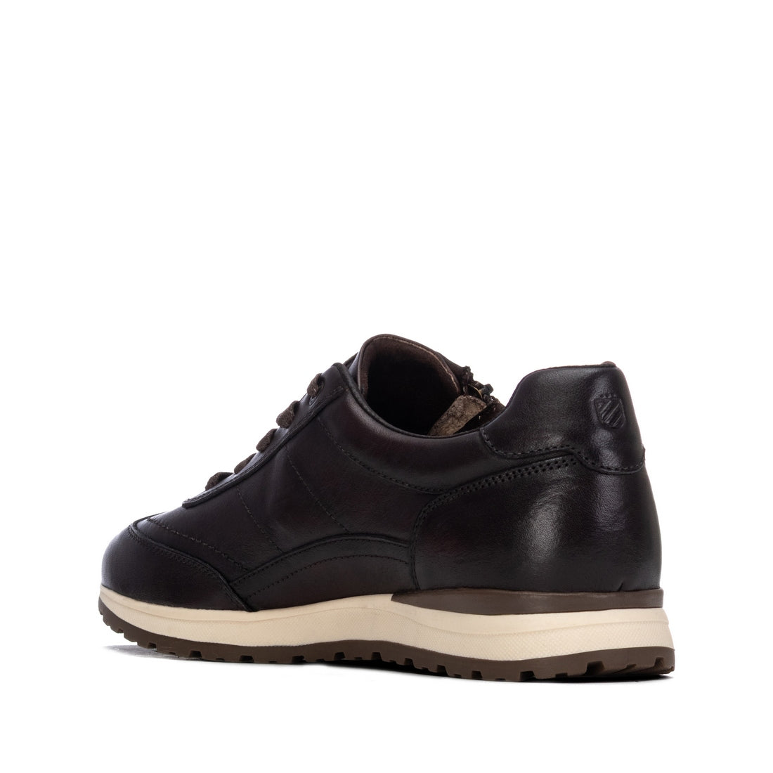 Carmela 16420802 baskets homme cuir marron zippées