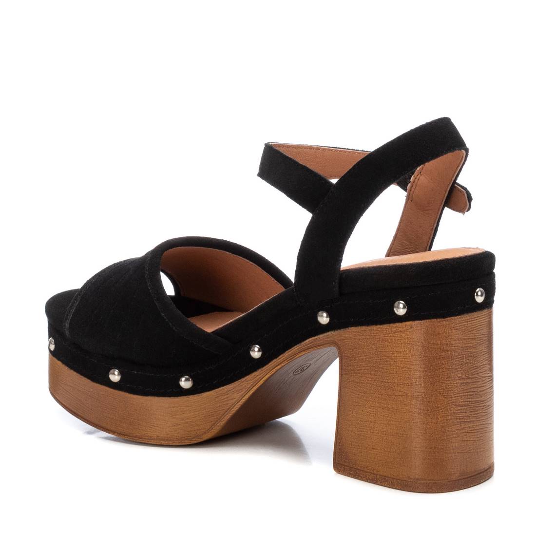 Carmela 16062307 sandale cuir noir talon 10cm