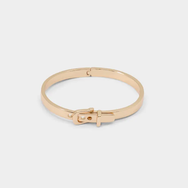 Aldo Interlock bracelet jonc femme doré