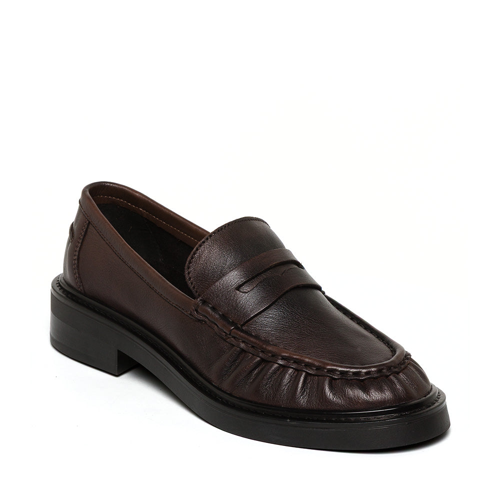 Steve Madden Nadya mocassins cuir marron foncé
