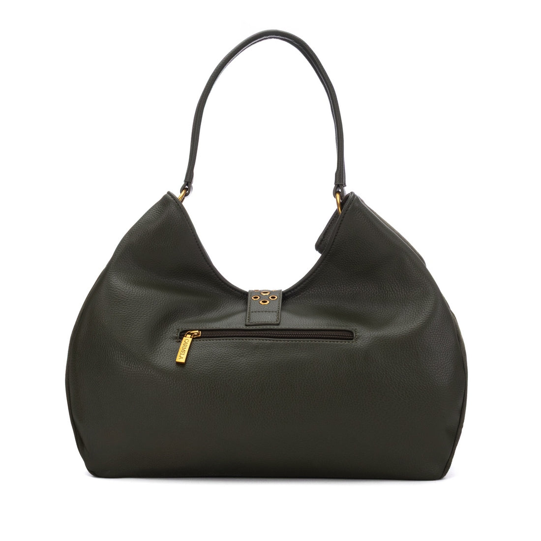 Carmela 18623903 sac cuir kaki 34 x 44 x 15 cm