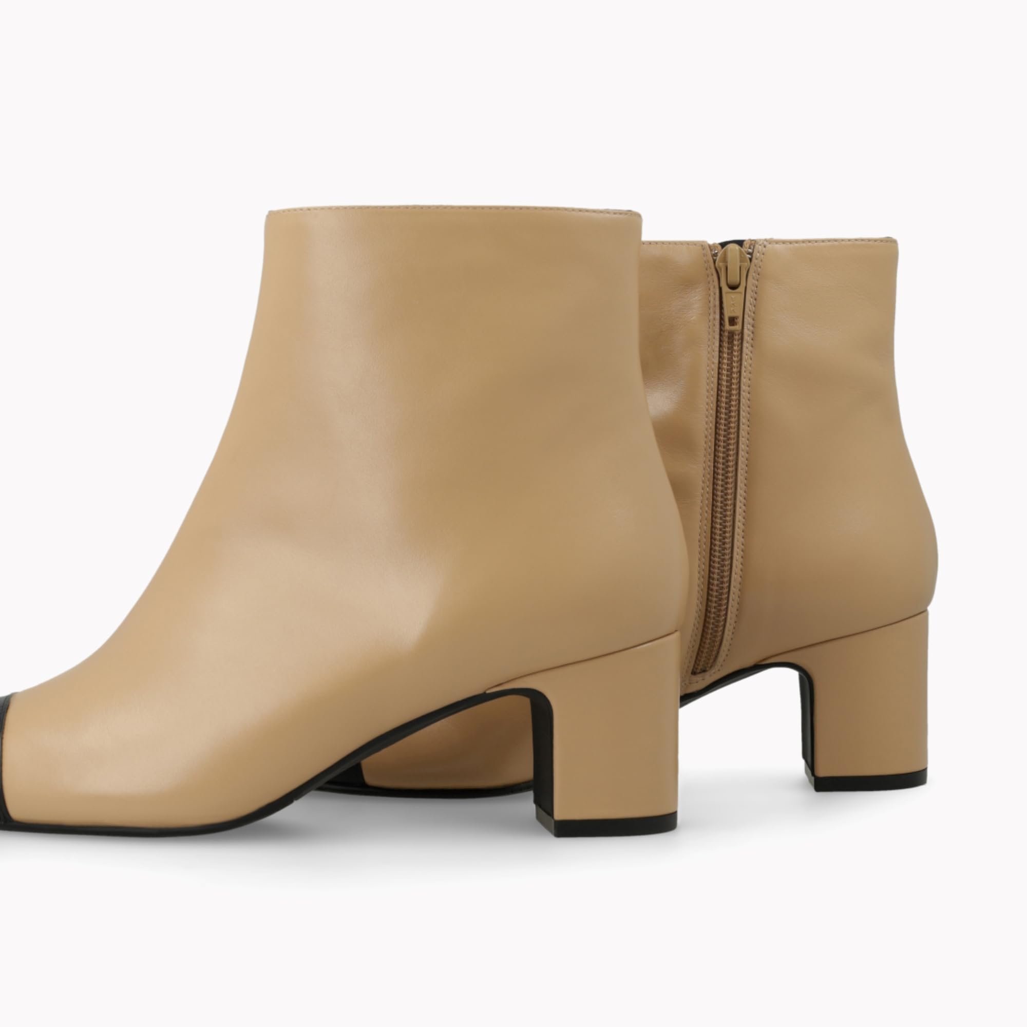 LODI RISCO bottines beige cuir femme