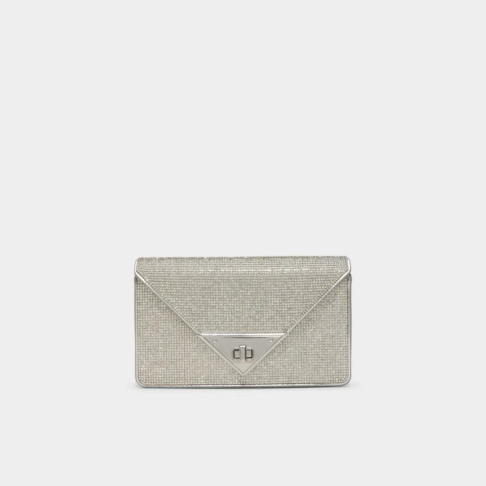 Aldo Brimortonblngg pochette argent paillettes soirée