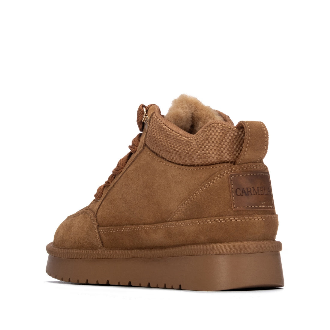 Carmela 16419301 bottines cuir camel plates