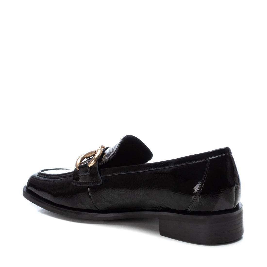 Carmela 16114901 mocassin cuir noir verni