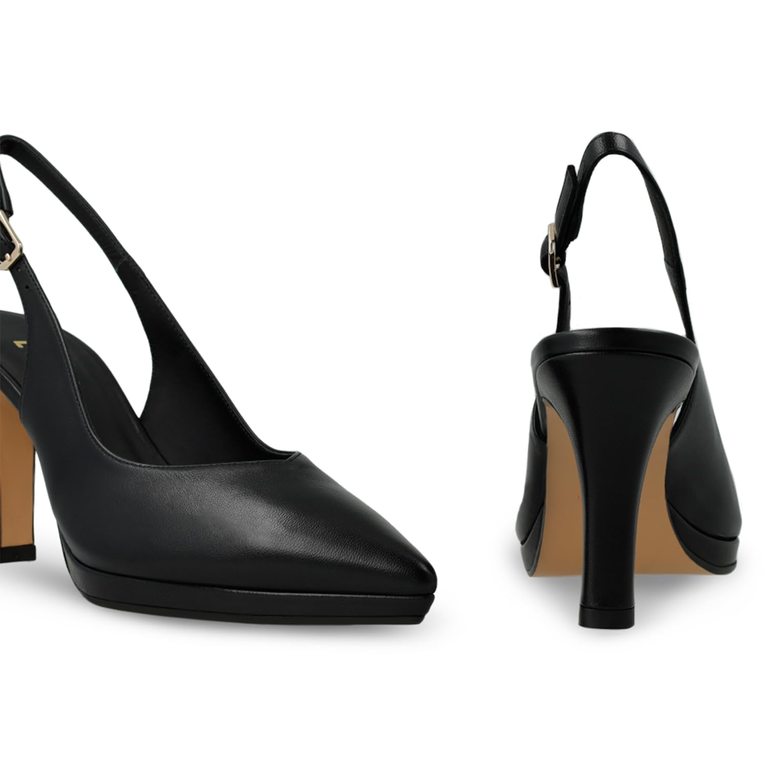 LODI Lictor escarpins noirs cuir véritable