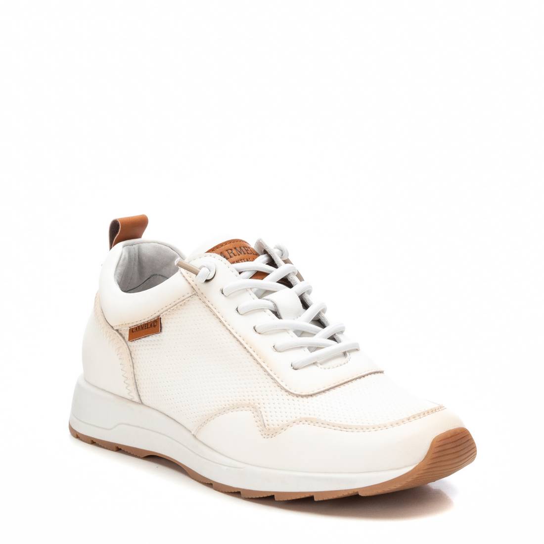 Carmela 16215201 basket cuir blanc