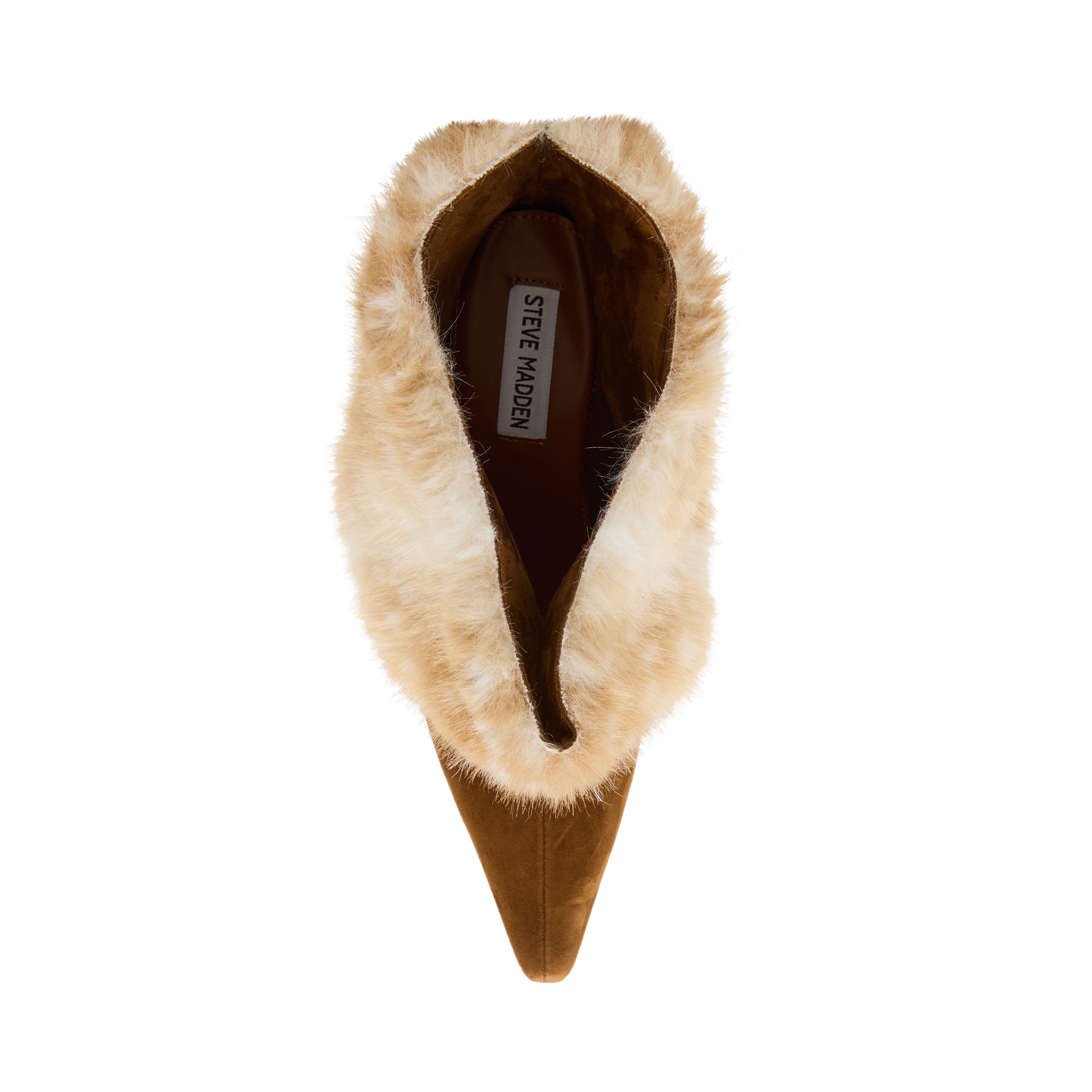 Steve Madden Enella-FUR bottines beige fourrure 8,5 cm