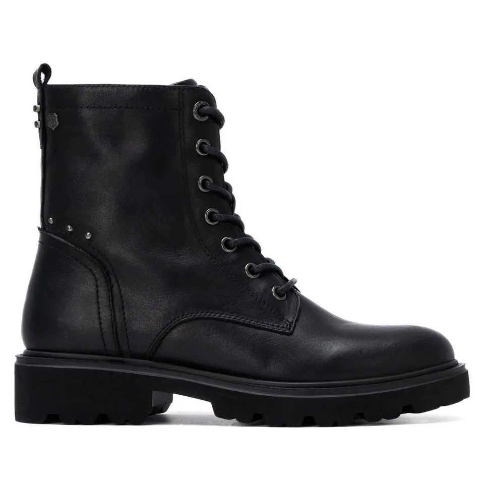 Carmela 16433701 bottines femme noir cuir lacets