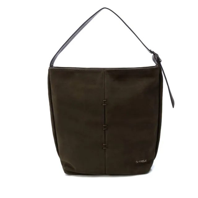 Carmela 18600602 sac épaule cuir vert 38 cm