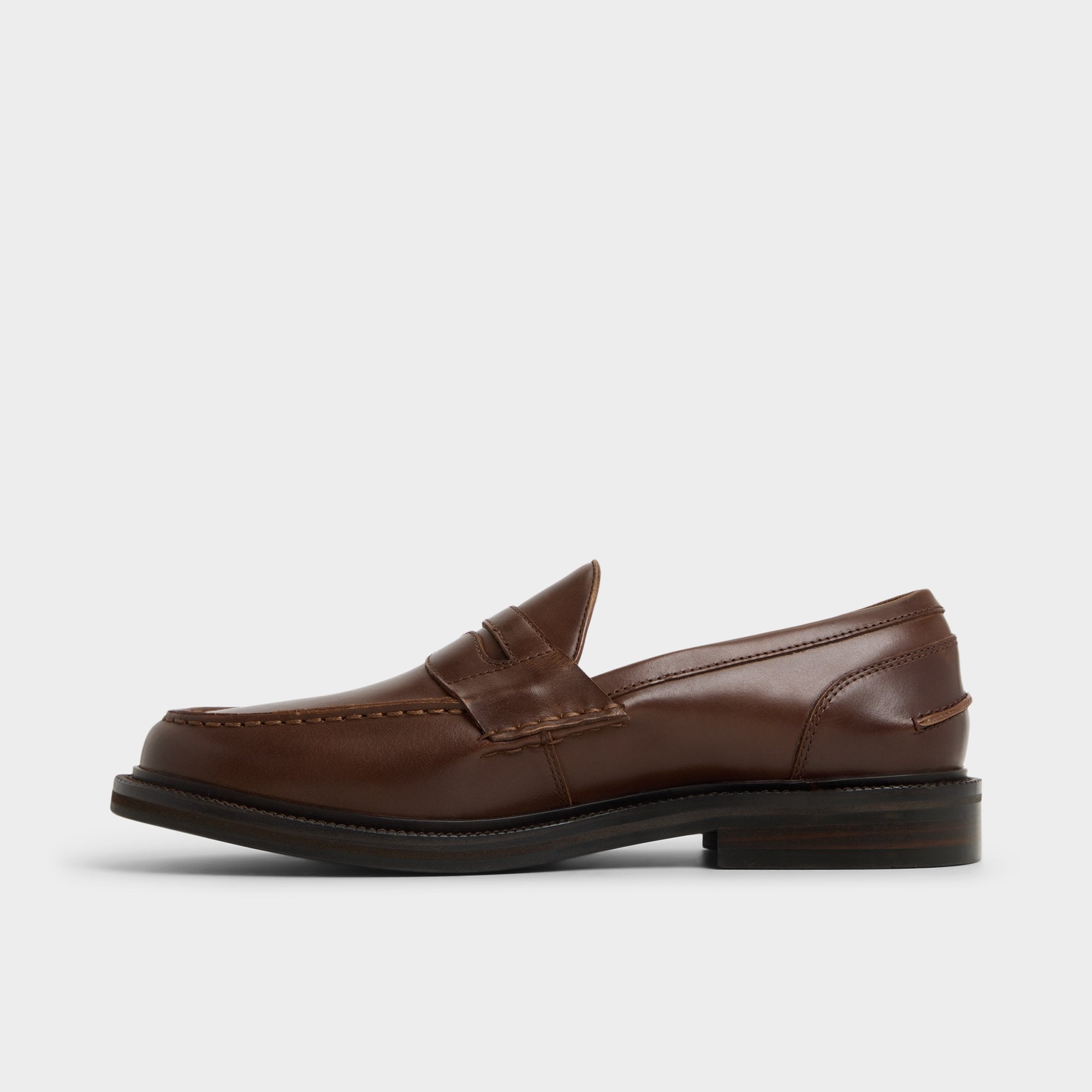 Aldo Buckley mocassins cuir marron penny homme