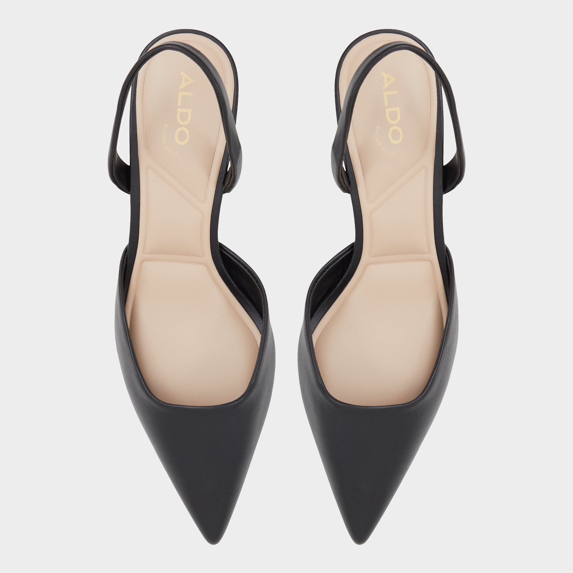ALDO Gavedessi escarpins slingback nude petit talon