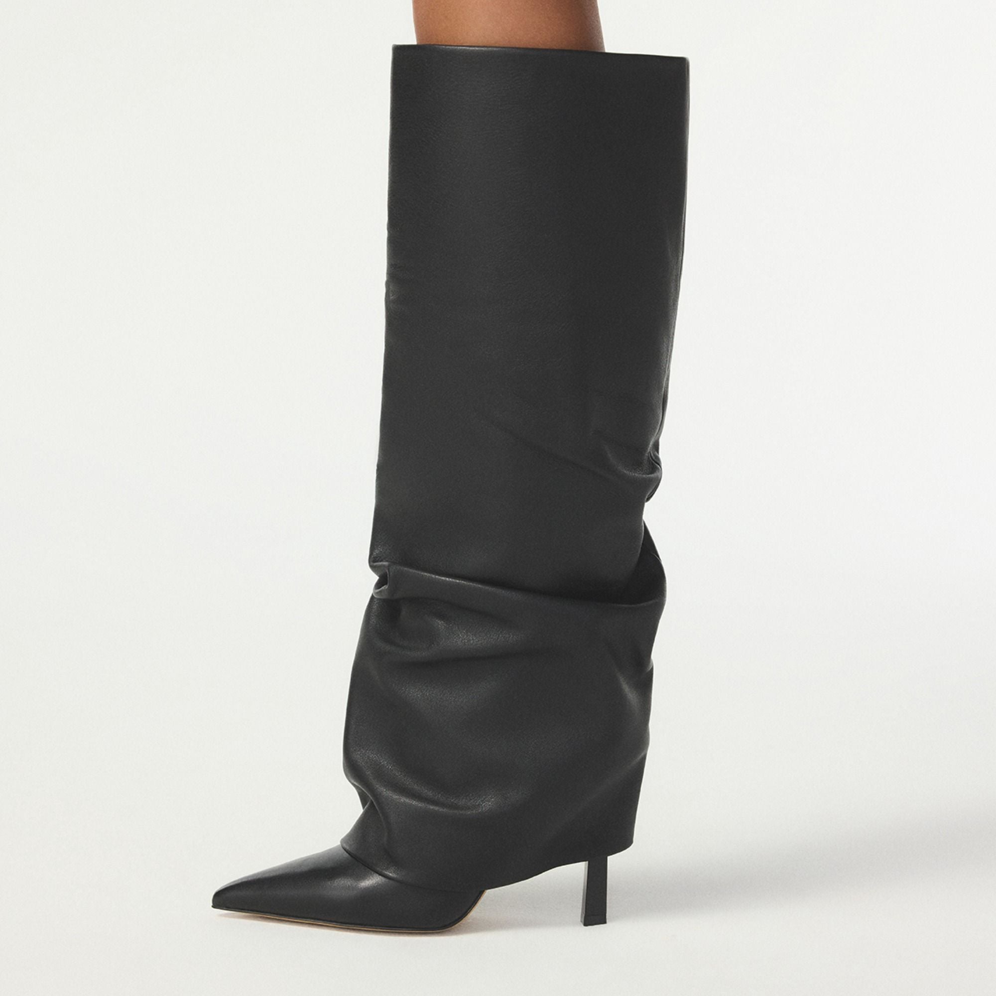 ALDO Enalavia botte haute noire talon plat