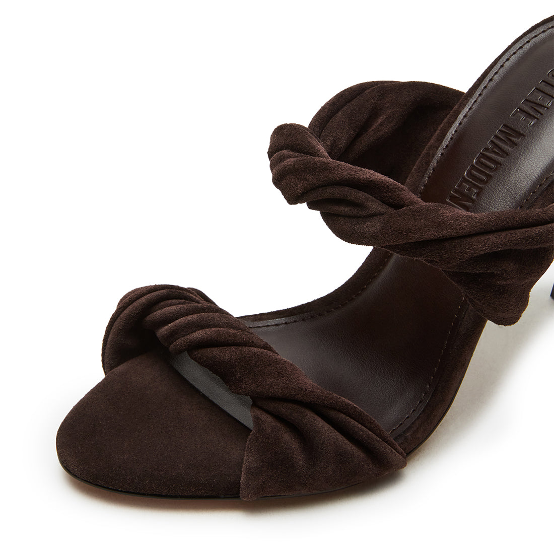 Steve Madden Trophy sandale talon daim marron