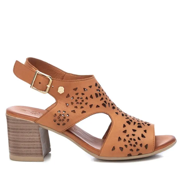 Carmela 16083903 sandale cuir marron talon 8 cm