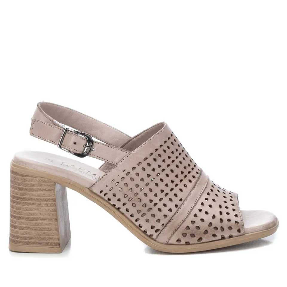 Carmela 16065102 sandales cuir blanc talon 9 cm
