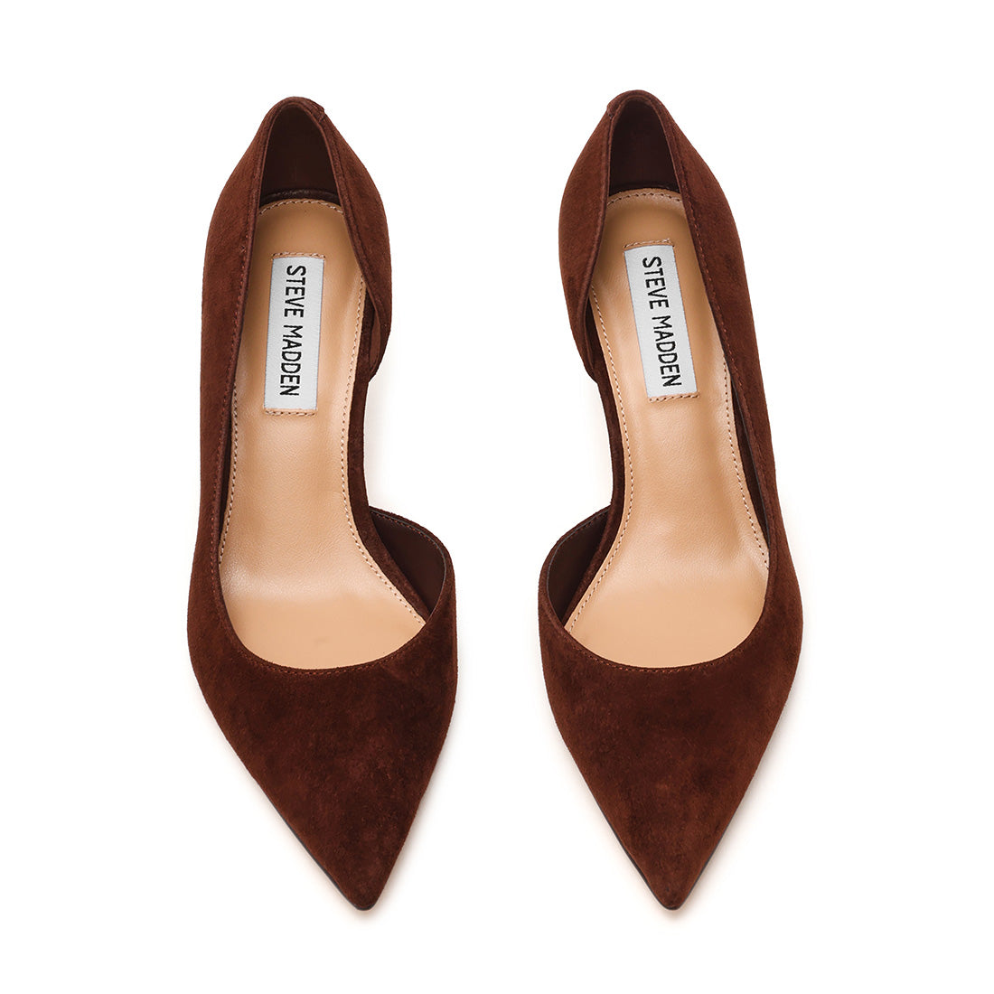 Steve Madden Vena escarpins daim marron talon 8,5 cm