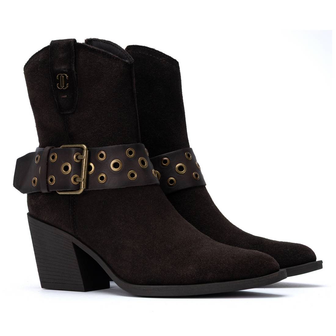 Carmela 16413201 bottine femme cuir marron talon moyen