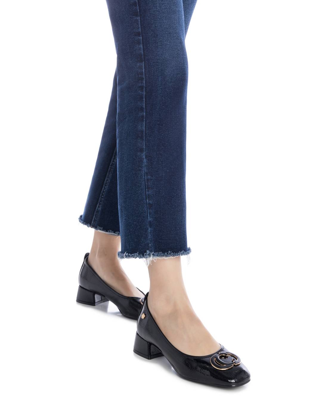 Carmela 16254003 ballerine femme noir verni