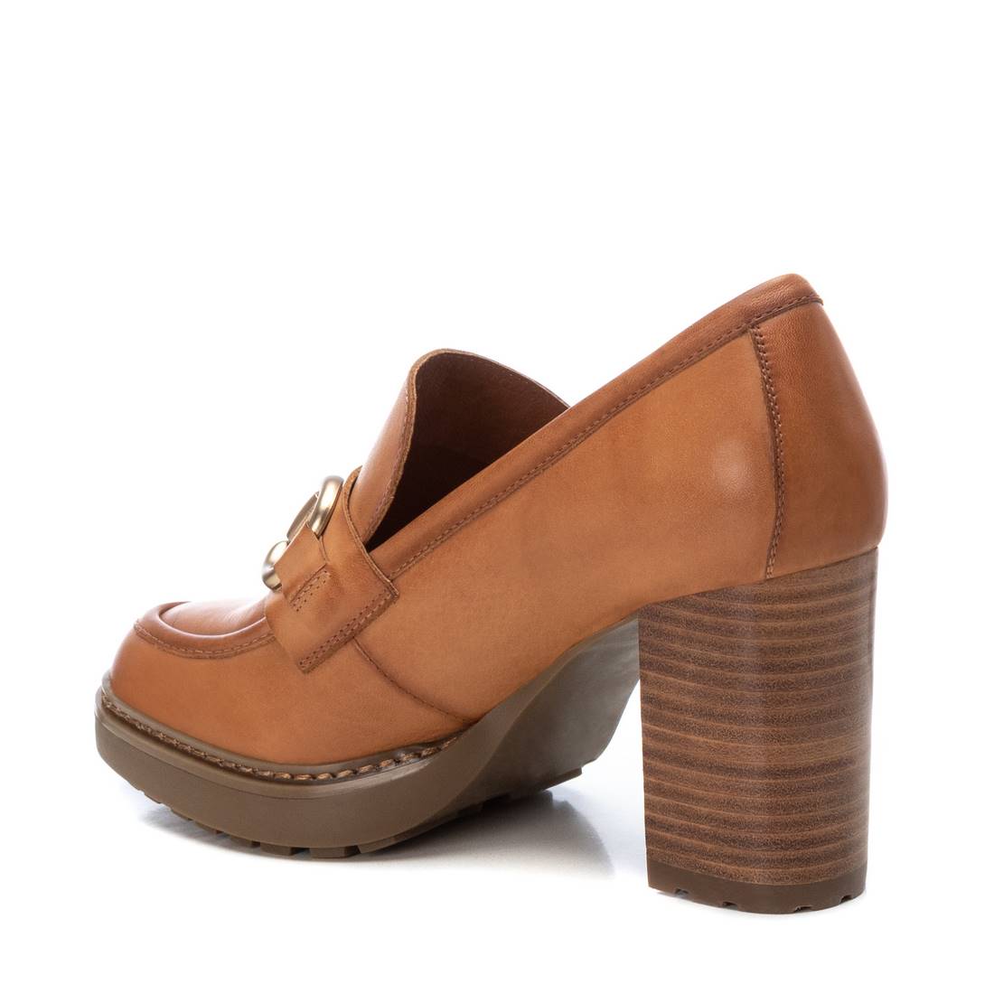 Carmela 16113402 mocassins cuir marron talon 8 cm