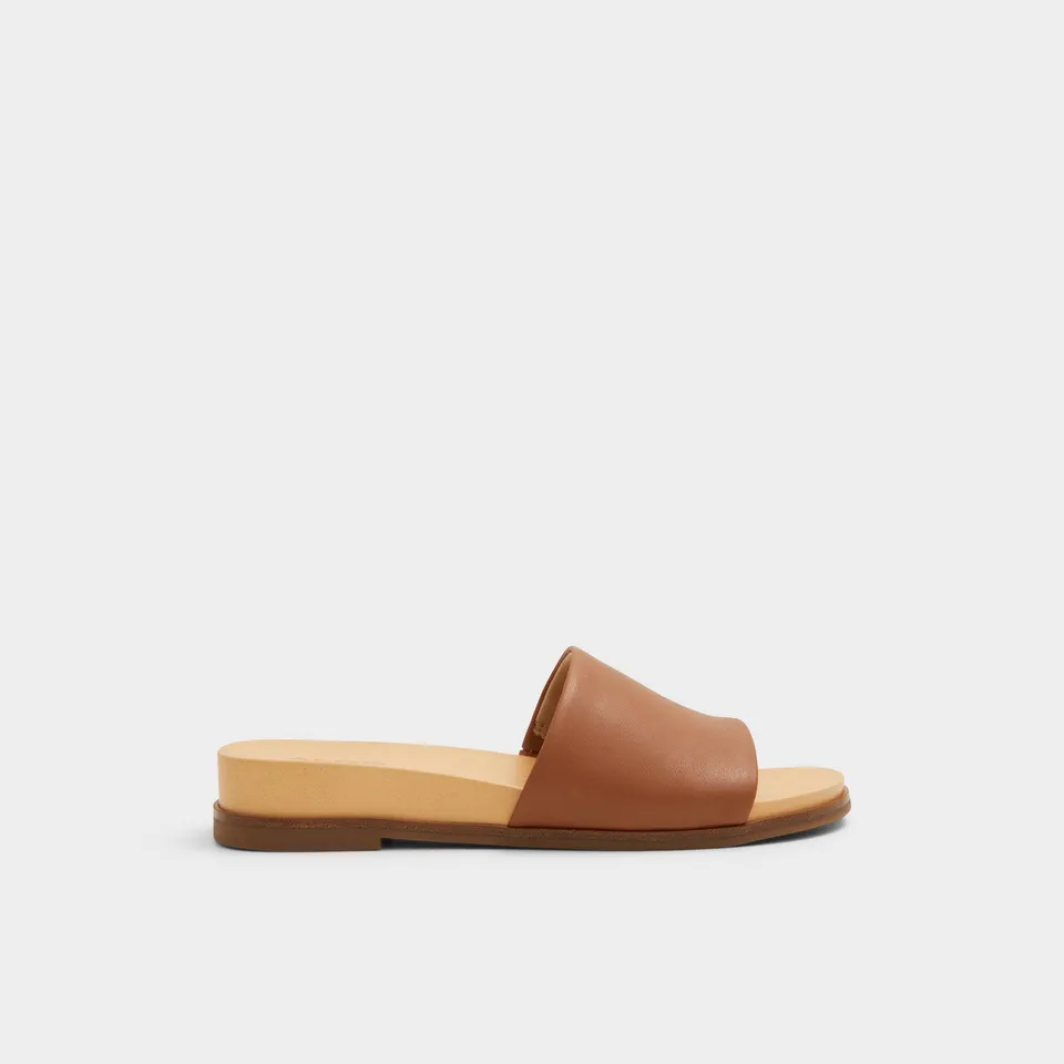 ALDO Elina sandales plates marron femme