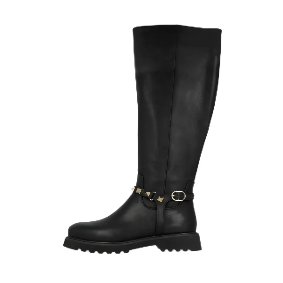LODI A-MAD5660 bottes cuir noires à talon