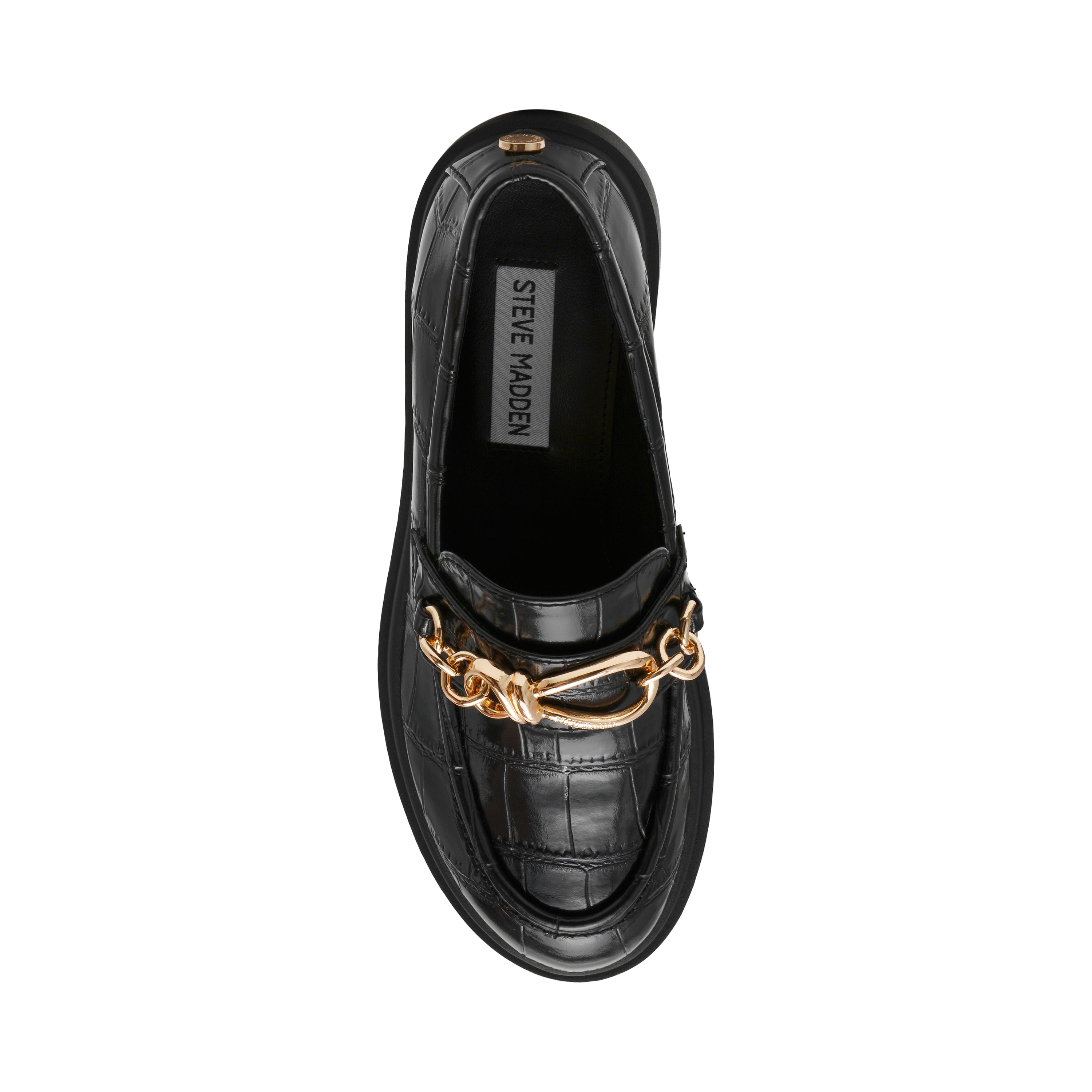 Steve Madden Pre-Launch ballerine noire croco synthétique