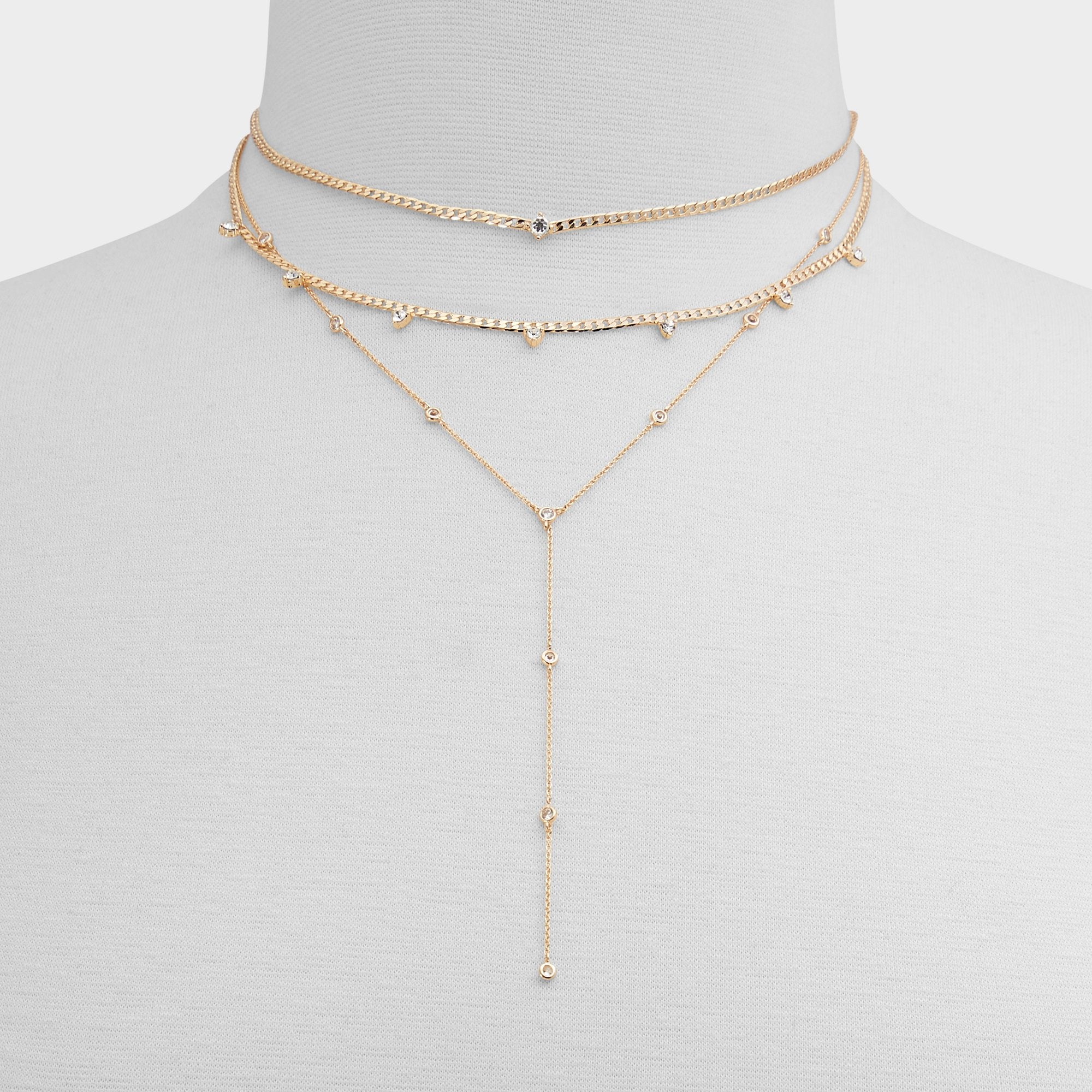 Aldo Allier collier multirang doré