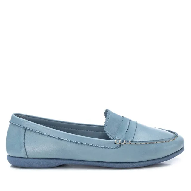 Carmela 16061108 mocassins femme bleu cuir
