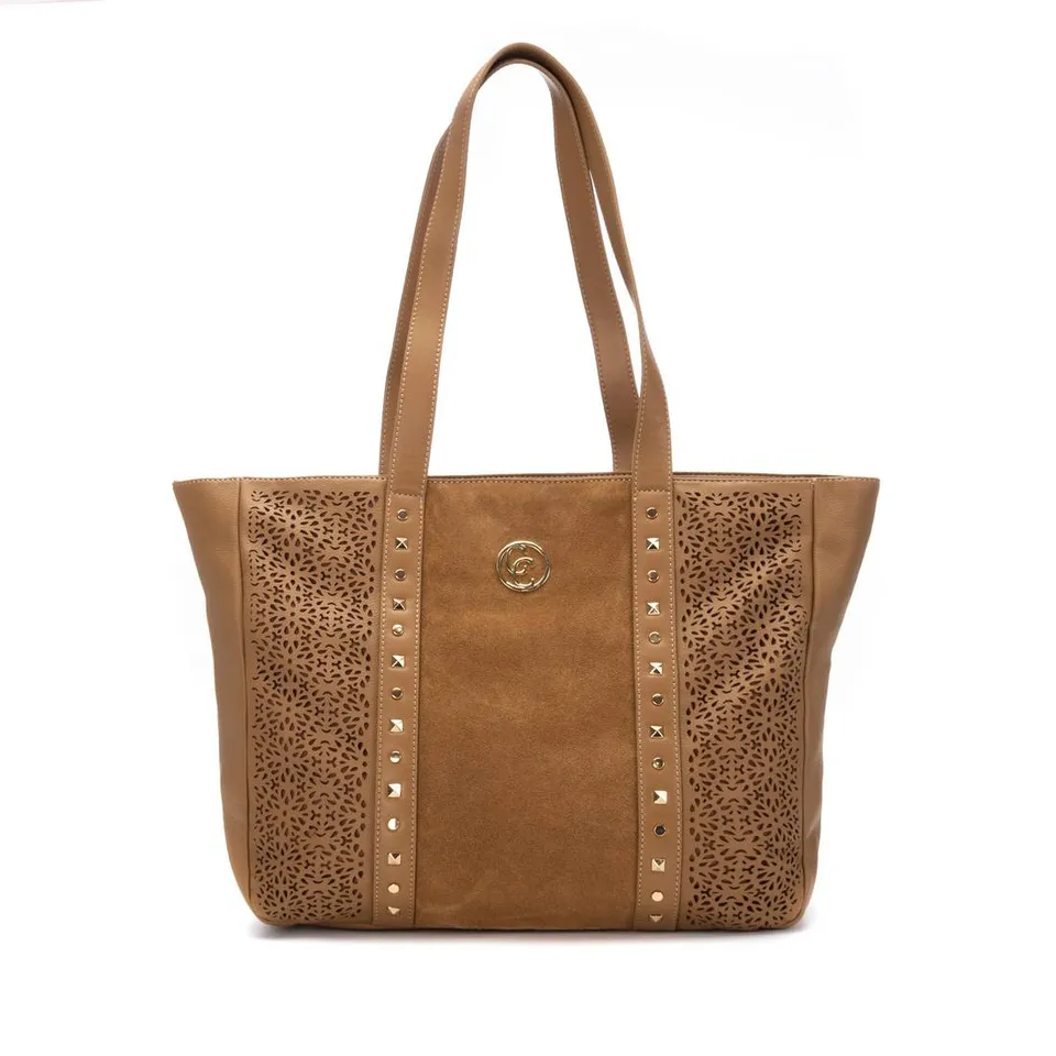 Carmela 18620802 sac épaule camel effet cuir
