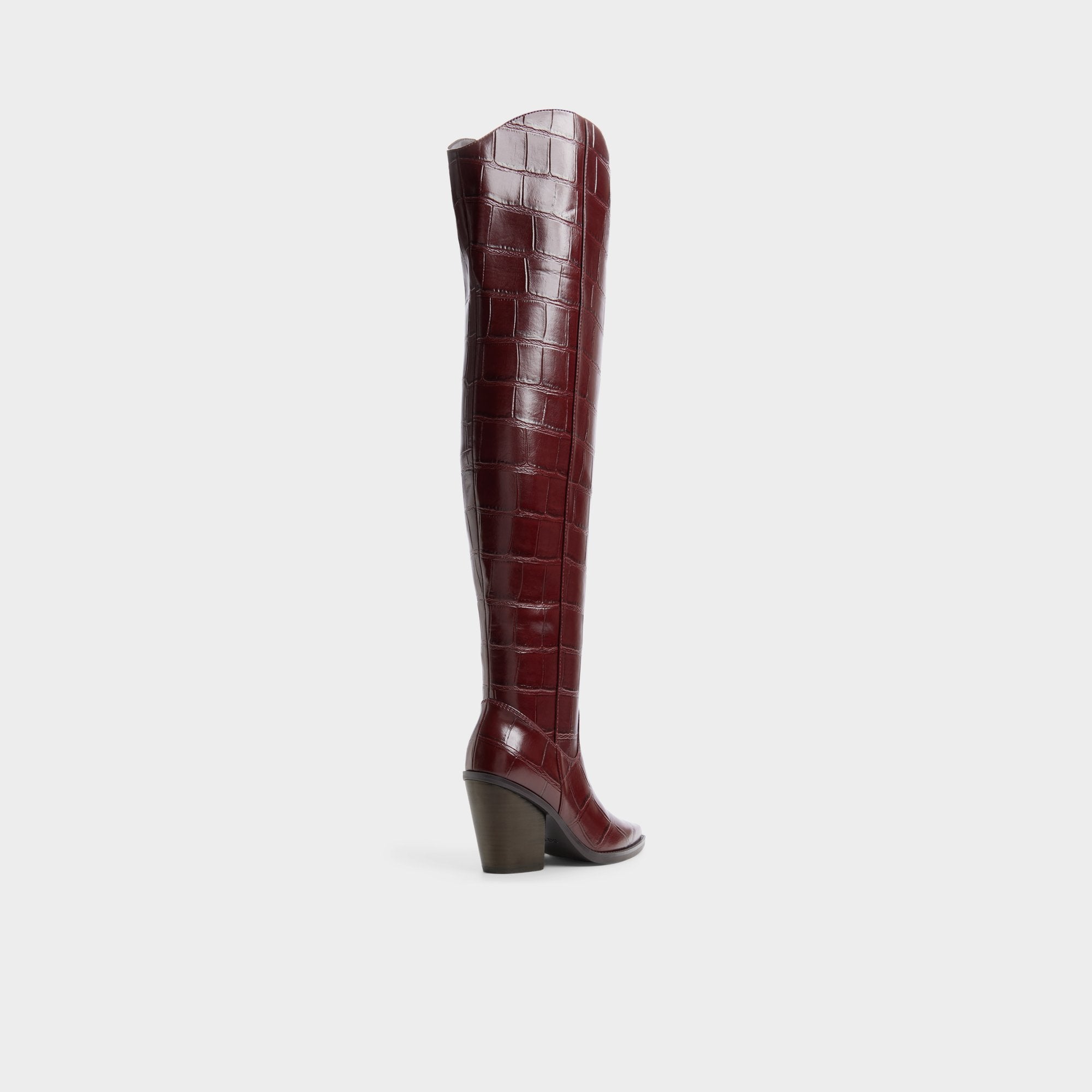 ALDO Dixy bottes cavalières femme bordeaux cuir