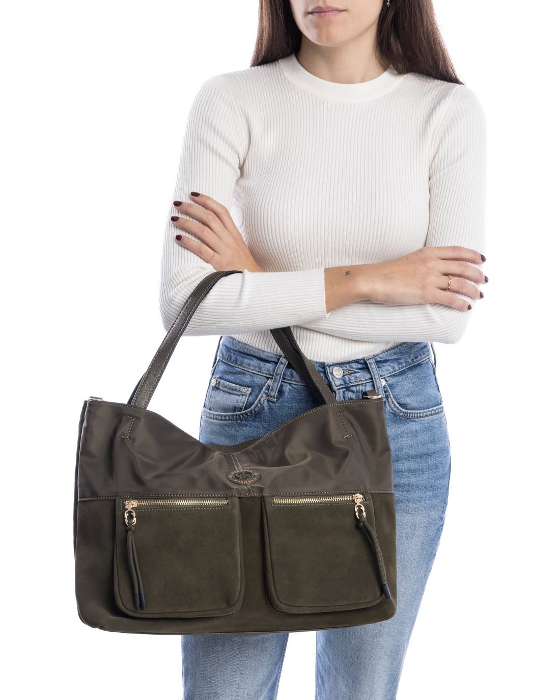 Carmela 18611601 Sac épaule vert 29x43 cm
