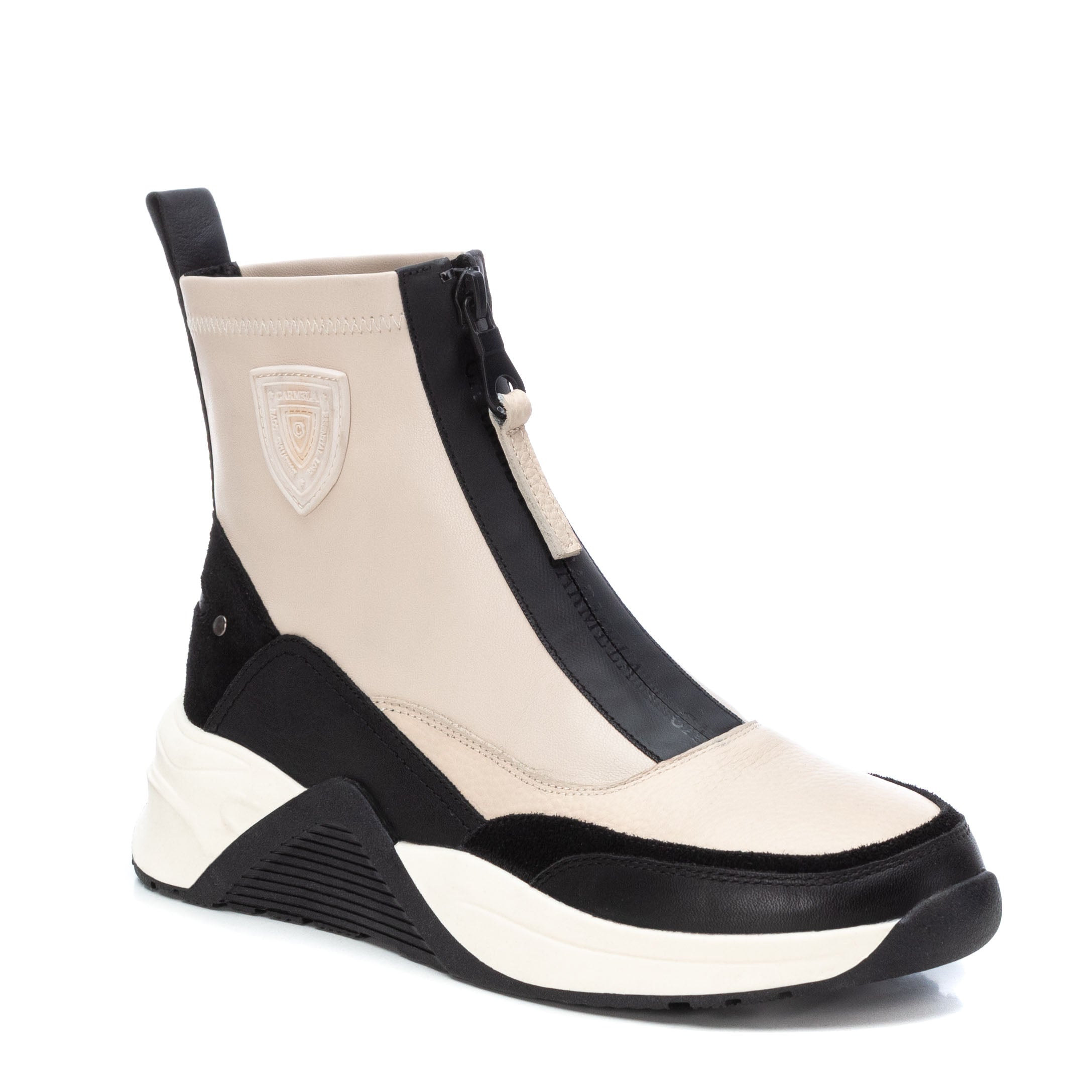 Carmela 16018003 baskets montantes femme marron cuir