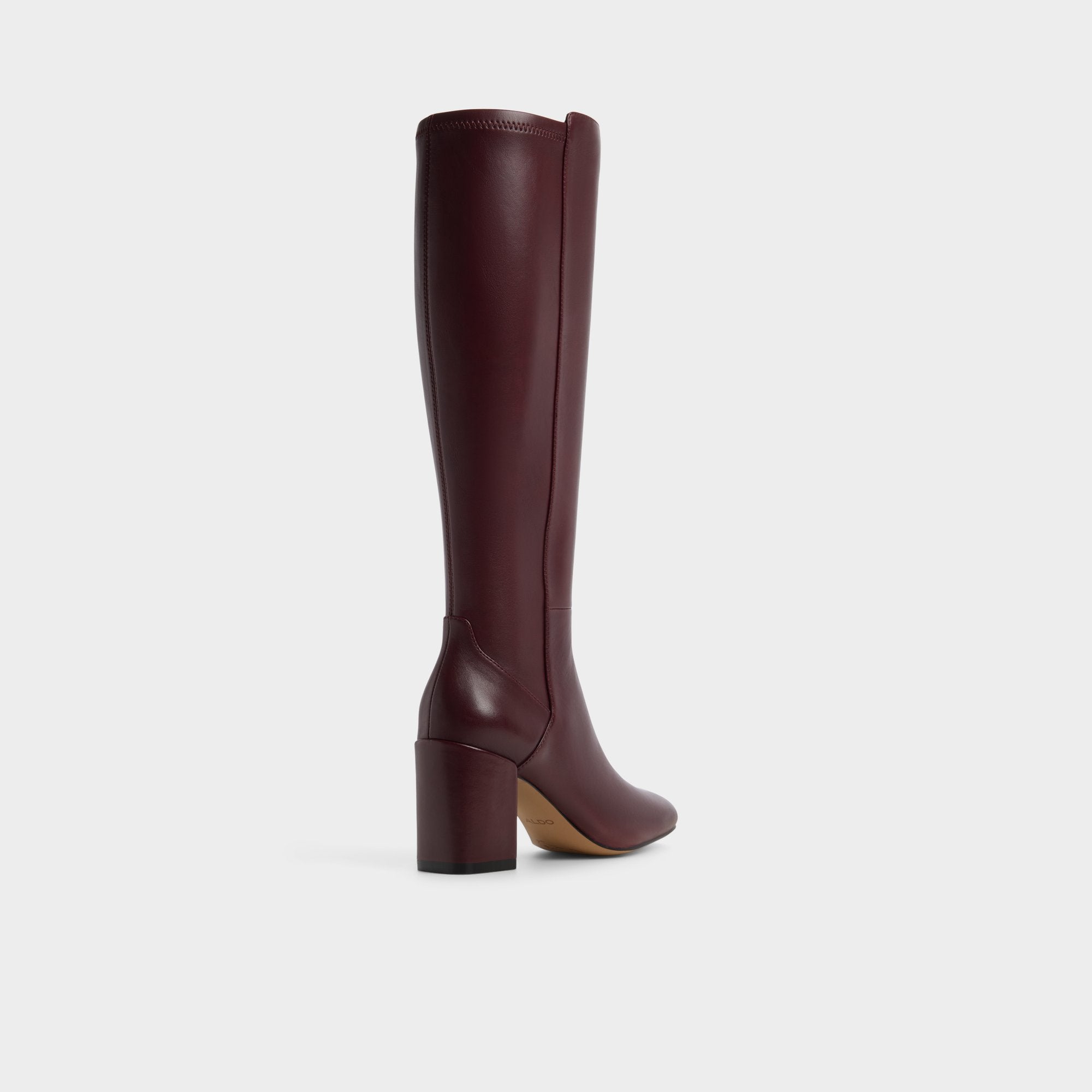 ALDO Satori escarpins cuir bordeaux talon bloc