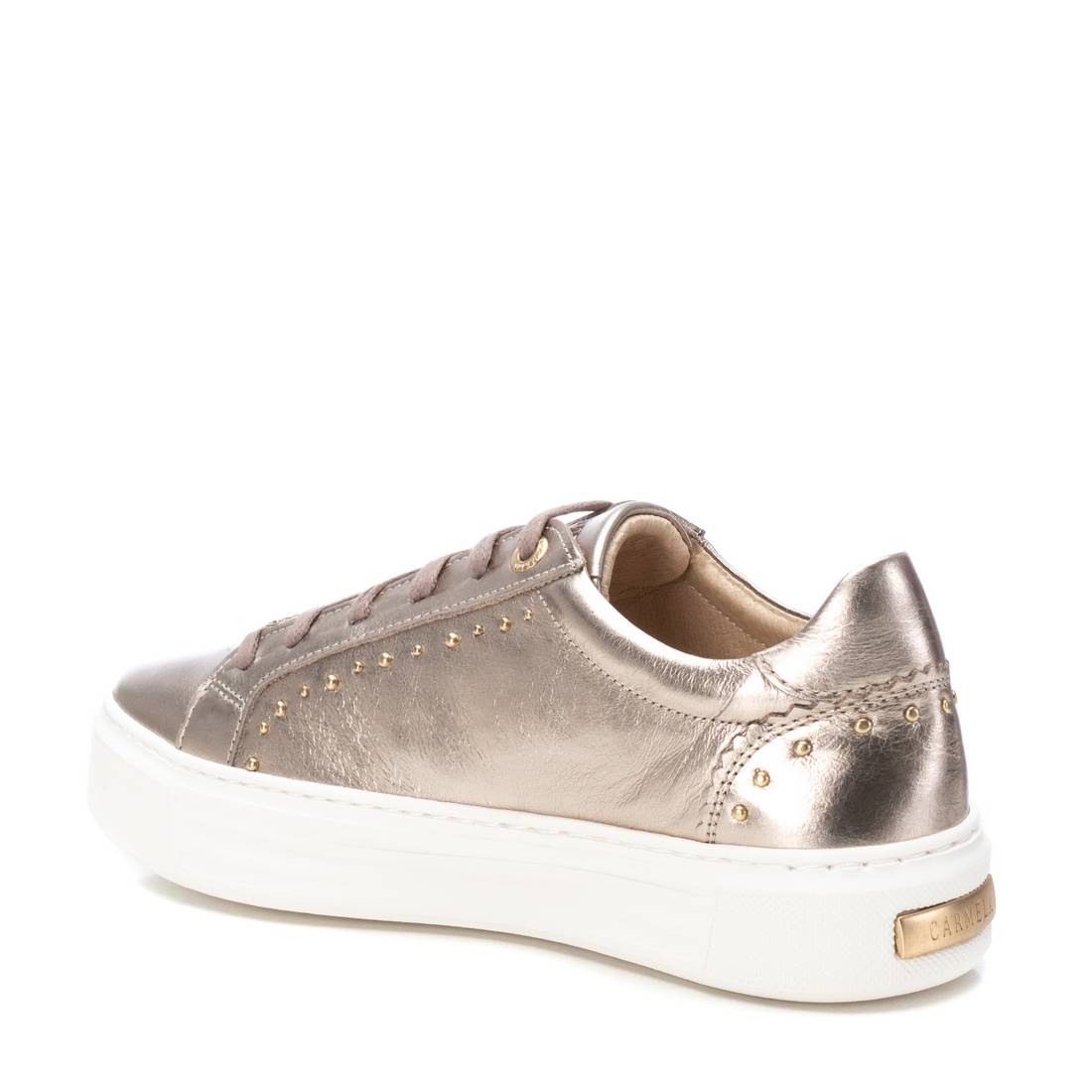 Carmela 16176203 sneaker femme cuir doré plateforme