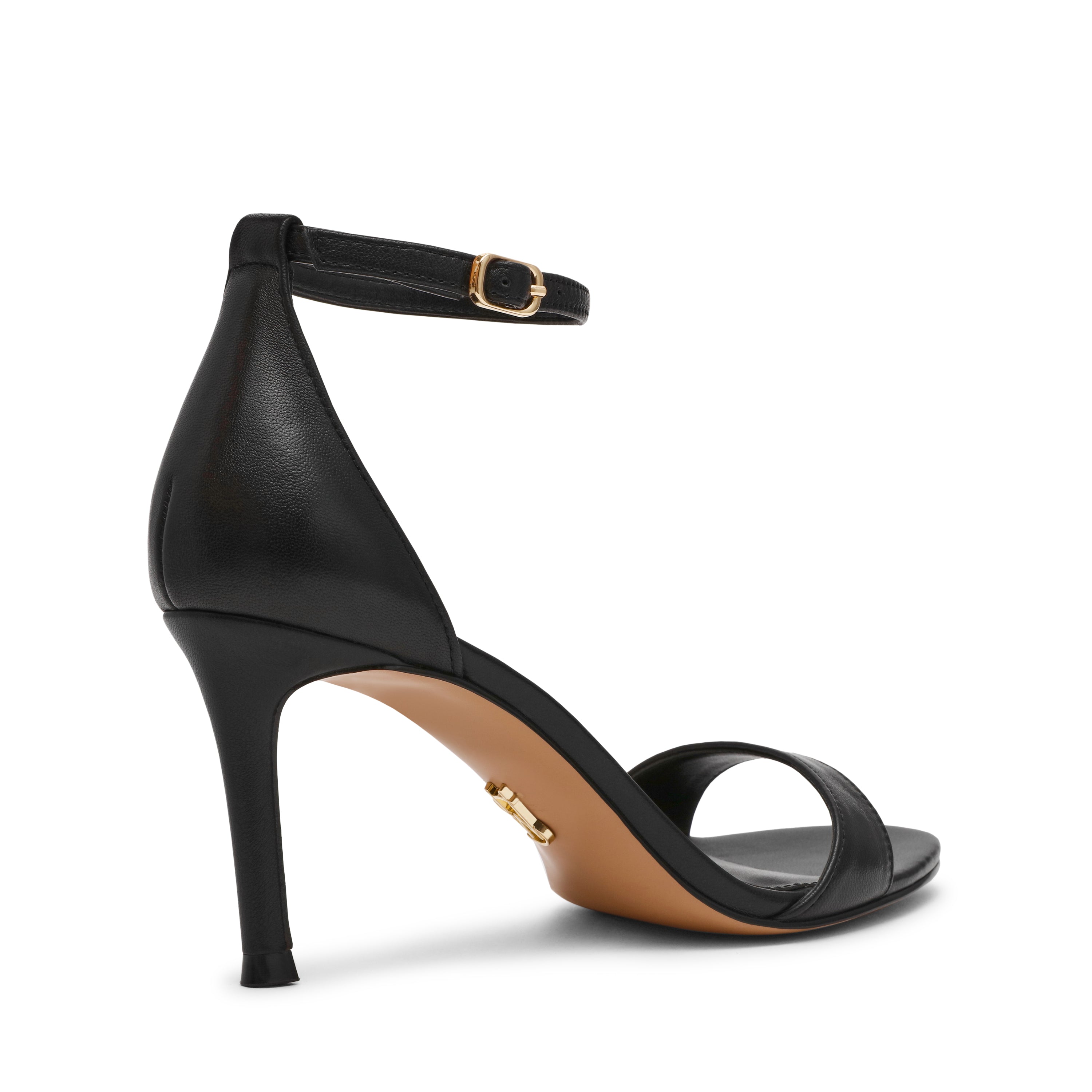 Steve Madden Nevina Sandal sandales cuir noir talon 7 cm