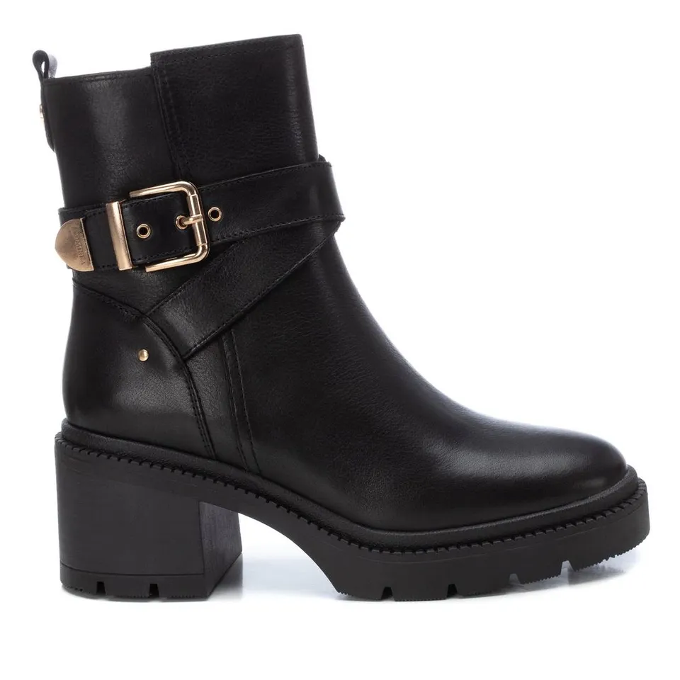 Carmela 16191601 bottine femme noire cuir motarde