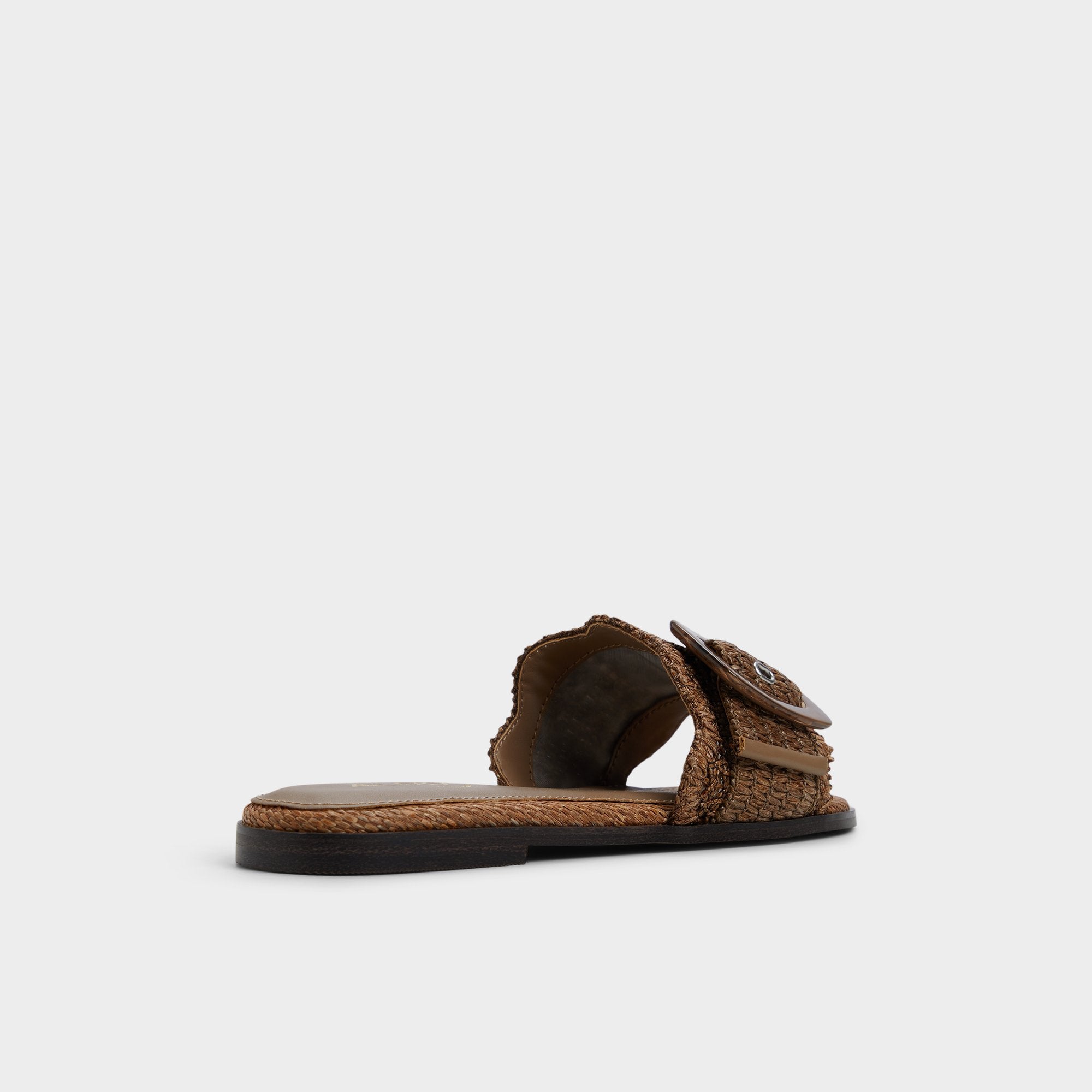 Aldo Wavysally sandales plates raphia boucle