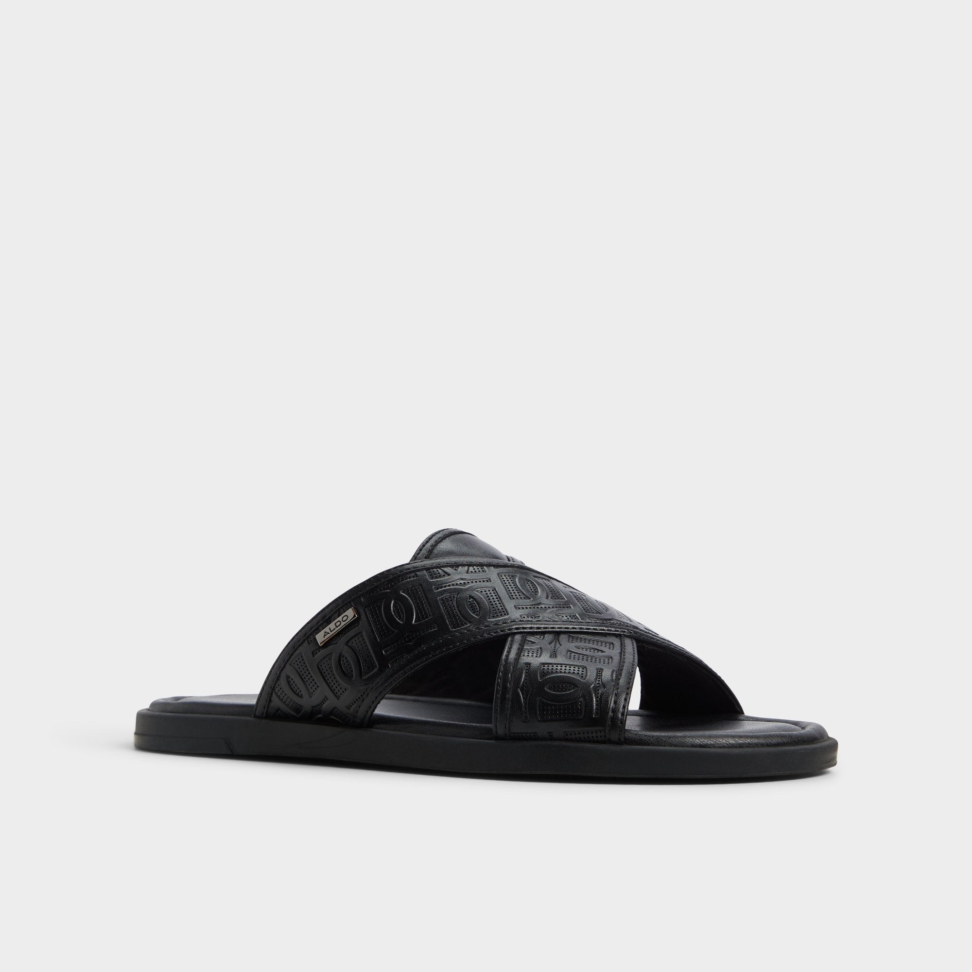ALDO Olino mules noires brides croisées