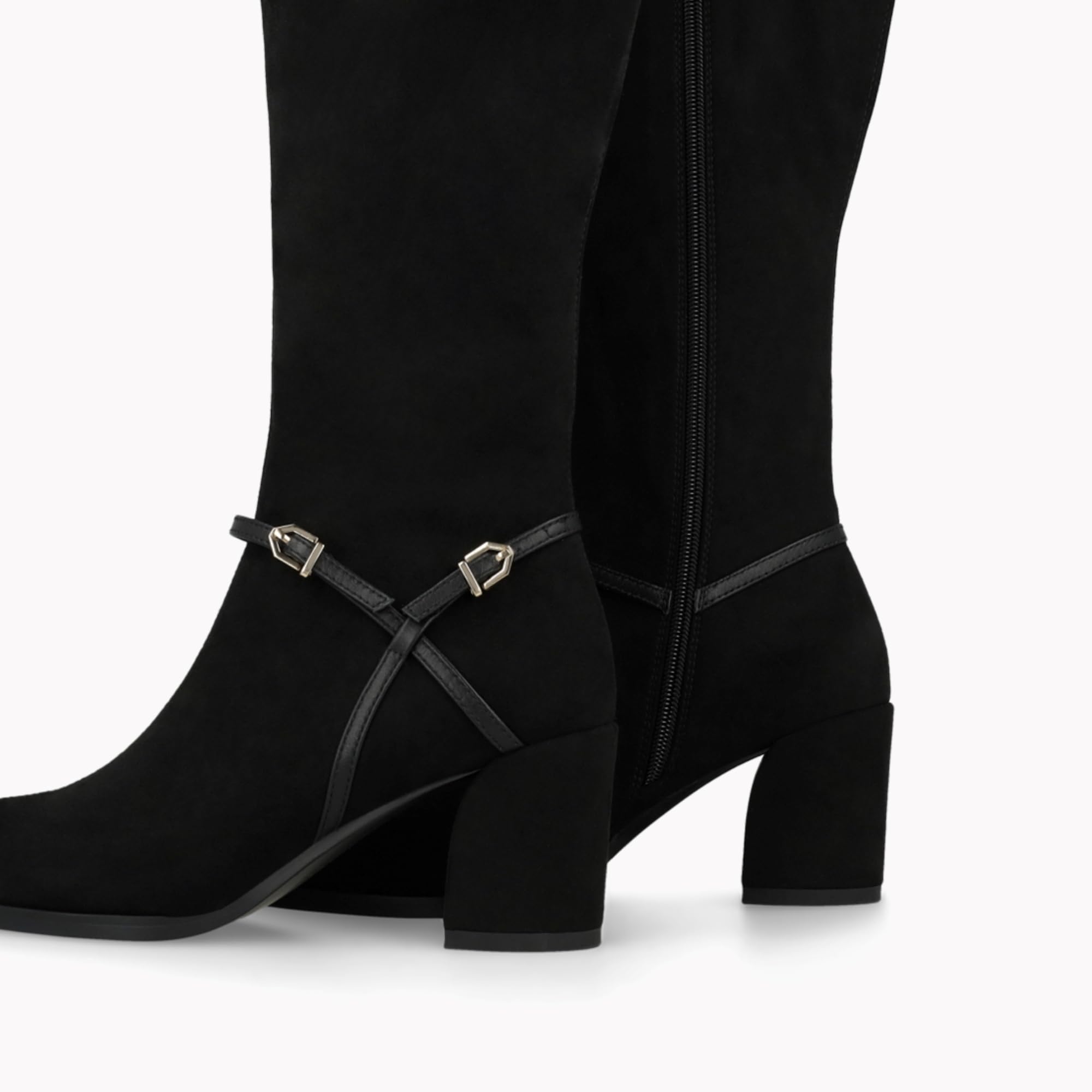 Lodi A-DEI5656 bottes noires cuir talon confort