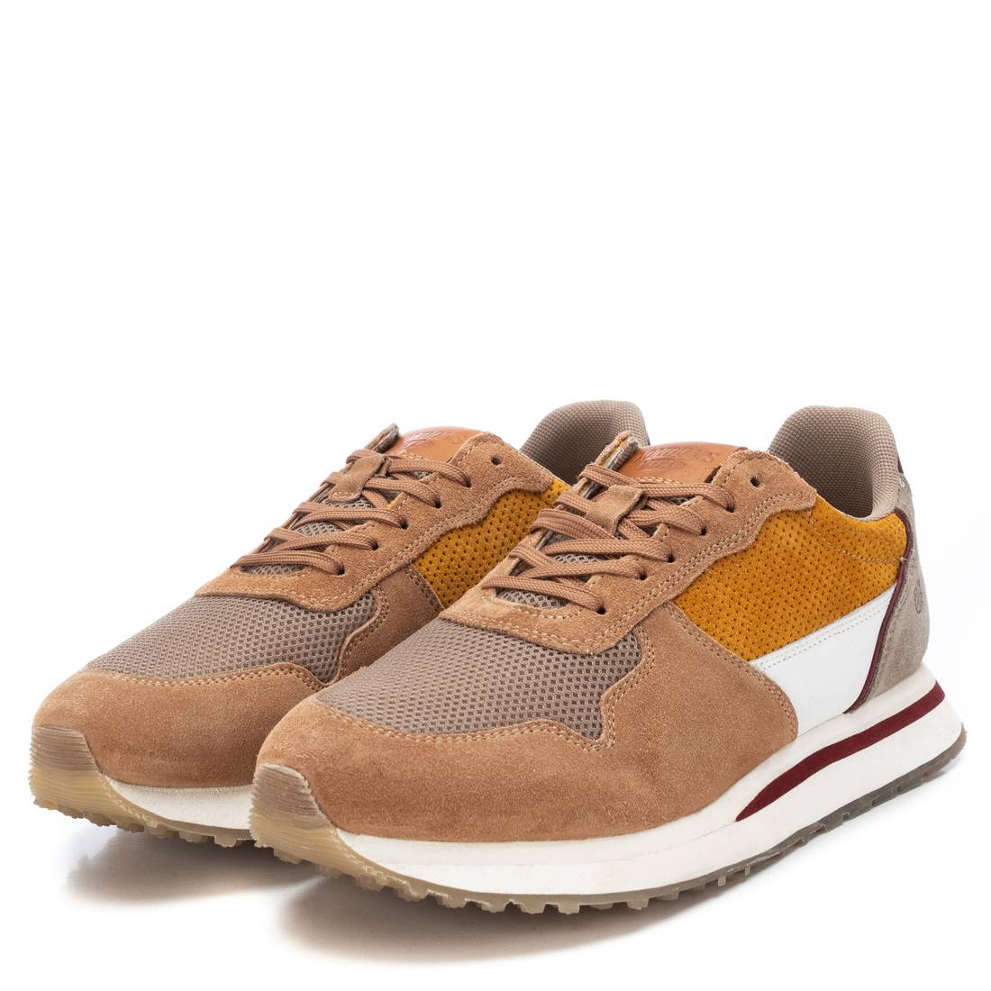 Carmela 16081601 sneakers homme cuir jaune