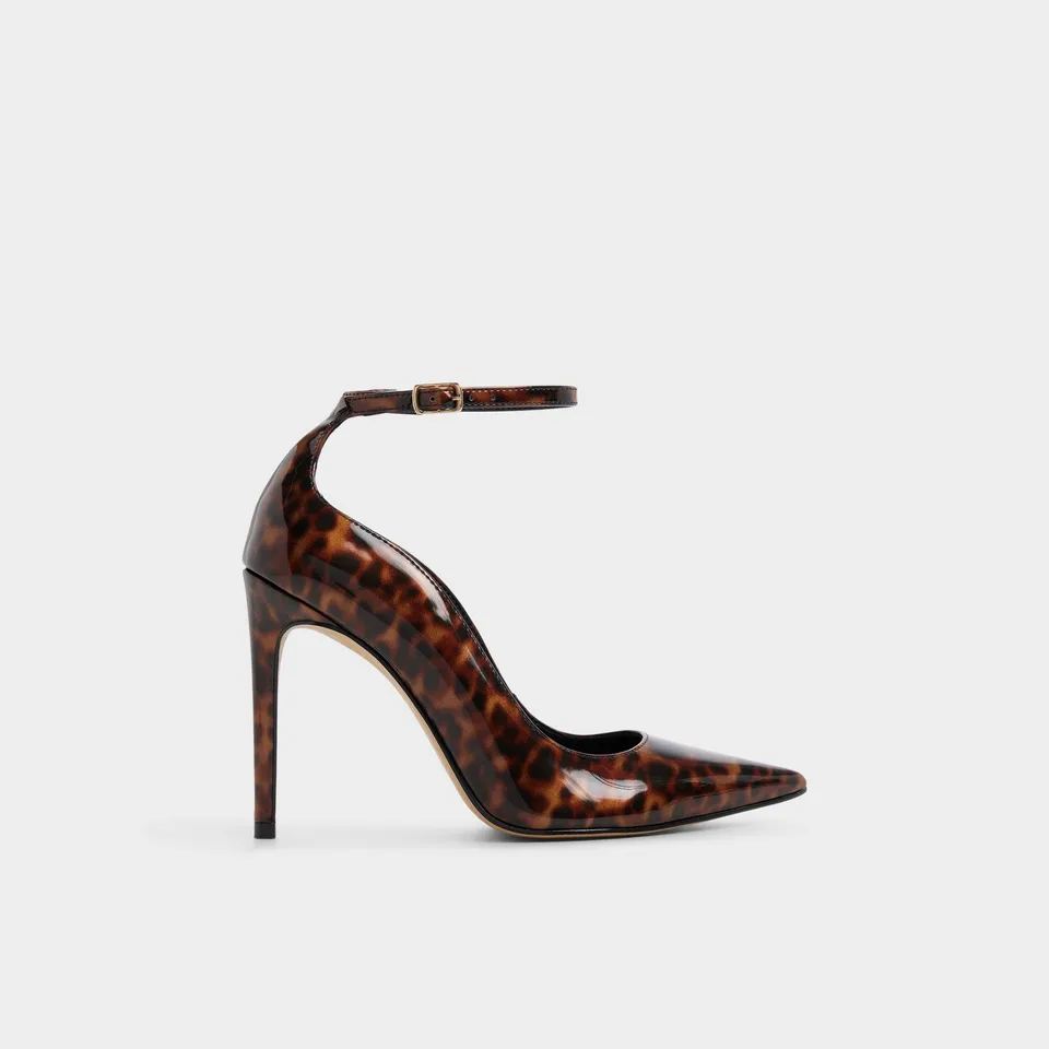 ALDO Antigua sandales à talon marron écaille