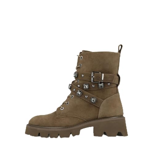 Lodi A-VIS5680 bottines marron cuir véritable