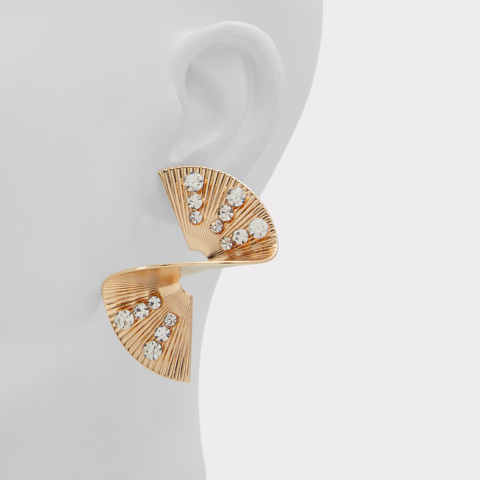 ALDO Fariaglitz boucles d'oreilles chandelier dorées