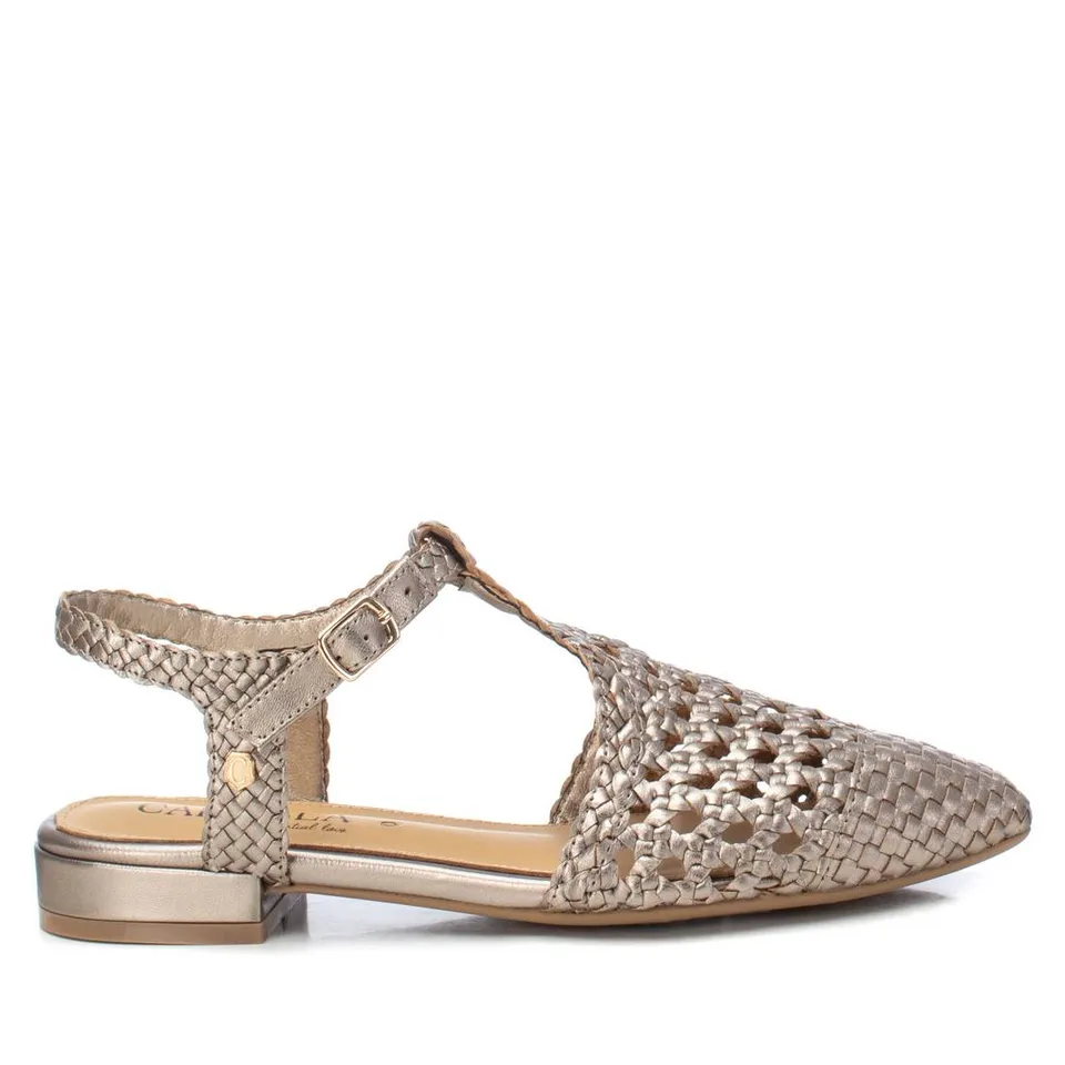 Carmela 16147402 ballerines cuir gris bride